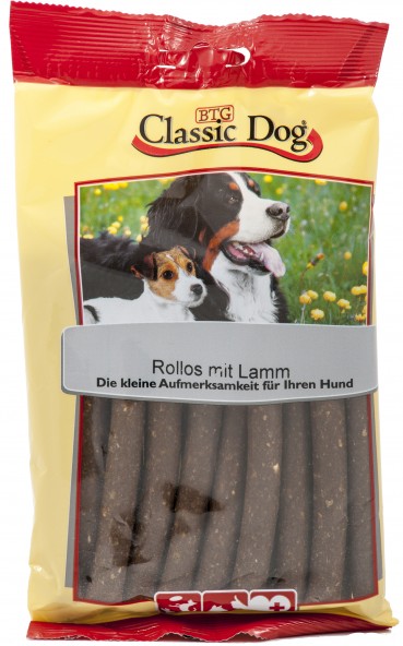 Classic Dog Snack Rollos Lamm 14x20er
