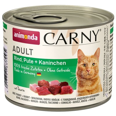 Animonda Carny Adult Rind & Pute & Kaninchen 6x200g