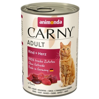 Animonda Carny Adult Rind & Herz 6x400g