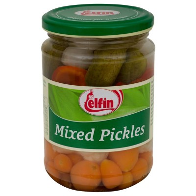 Elfin Mixed Pickles Glas 390 ml