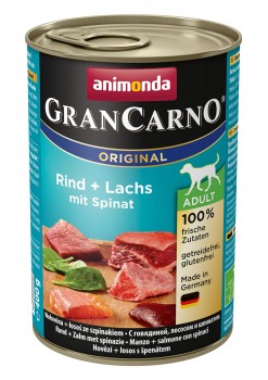 Animonda GranCarno Adult Rind, Lachs & Spinat 6x400g